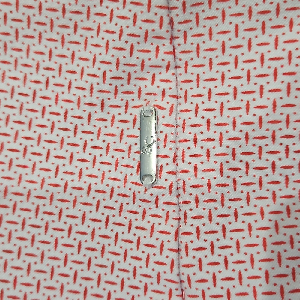 S.C. & CO Ladies' Skort Pull-On, Tummy Control Waistband Red (Coral/White Print) - Picture 5 of 6